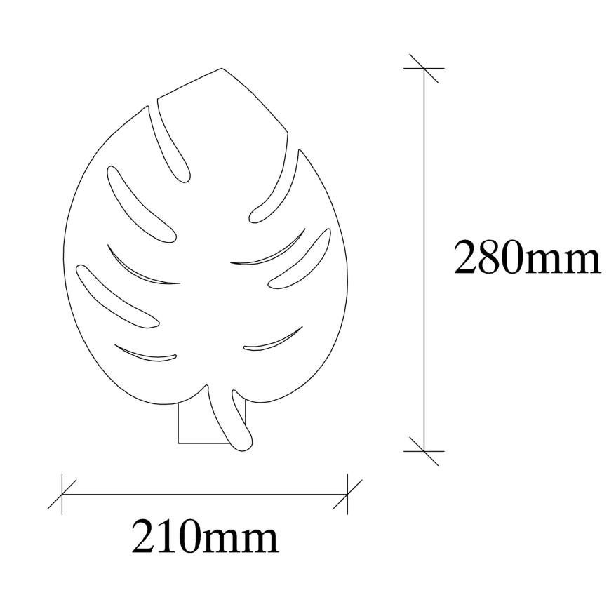 Iluminação de parede SIVANI 1xE27/100W/230V