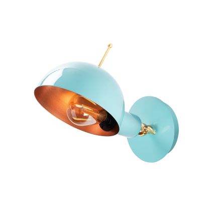 Iluminação de parede SIVANI 1xE27/40W/230V azul