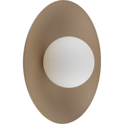 Iluminação de parede SLATE 1xG9/8W/230V diâmetro 28 cm bege