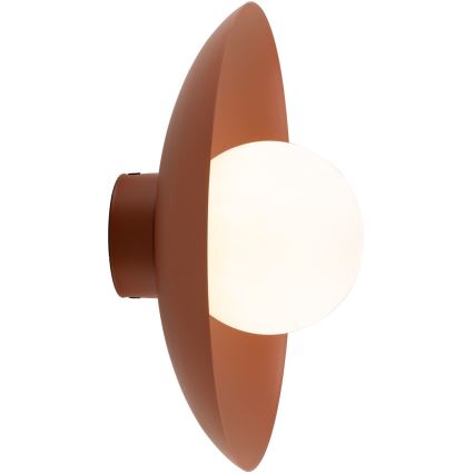Iluminação de parede SLATE 1xG9/8W/230V diâmetro 28 cm tijolo