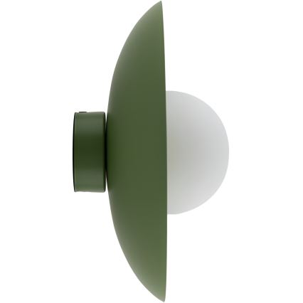 Iluminação de parede SLATE 1xG9/8W/230V diâmetro 28 cm verde