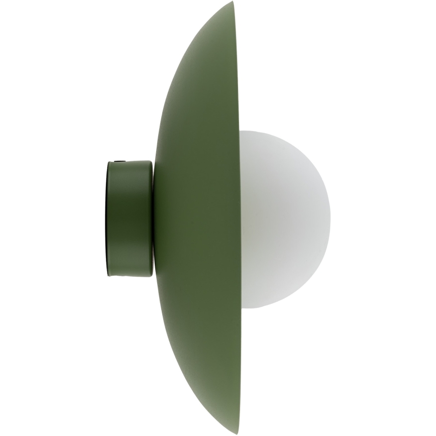 Iluminação de parede SLATE 1xG9/8W/230V diâmetro 28 cm verde
