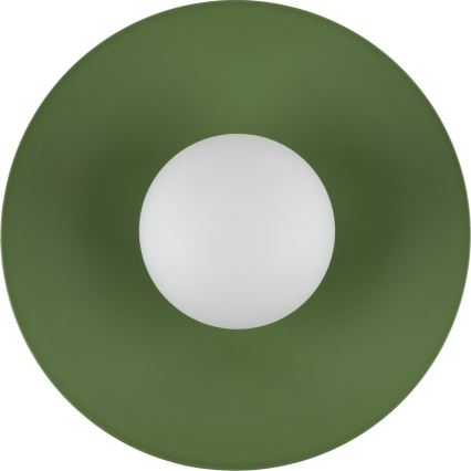 Iluminação de parede SLATE 1xG9/8W/230V diâmetro 28 cm verde