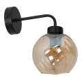 Iluminação de parede SOFIA 1xE27/60W/230V castanha