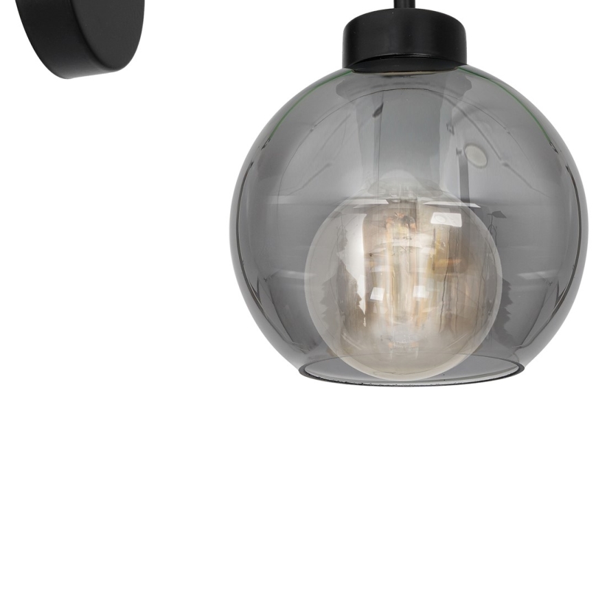 Iluminação de parede SOFIA 1xE27/60W/230V preta