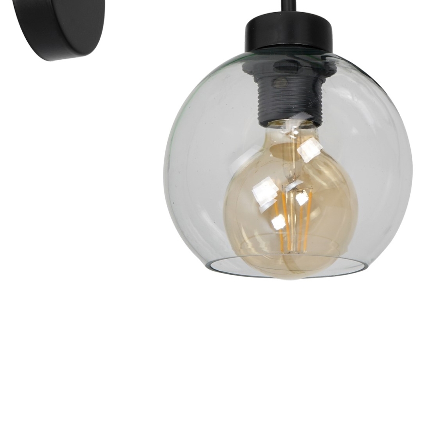 Iluminação de parede SOFIA 1xE27/60W/230V transparente