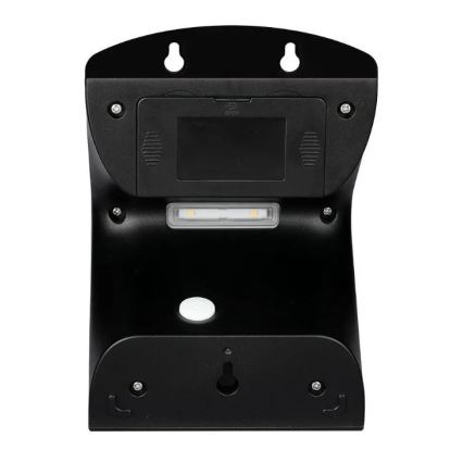 Iluminação de parede solar LED com sensor LED/3W/3,7V 3000/4000K IP65 preta