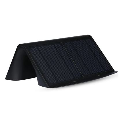 Iluminação de parede solar LED com sensor LED/7W/3,7V 4000K IP65 preta