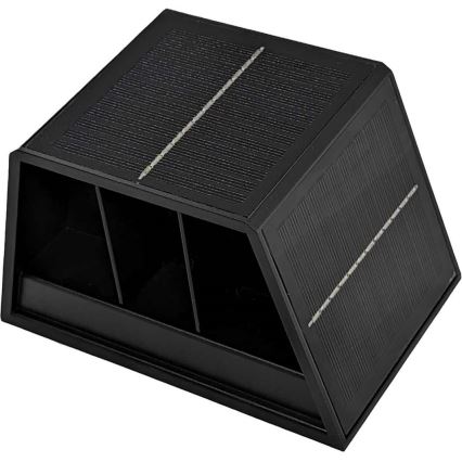 Iluminação de parede solar LED CUBUS 2xLED/1,5W/3,7V 1500 mAh IP54