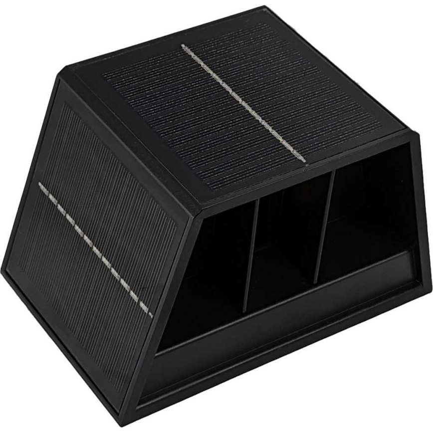 Iluminação de parede solar LED CUBUS 2xLED/1,5W/3,7V 1500 mAh IP54