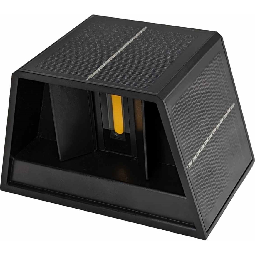 Iluminação de parede solar LED CUBUS 2xLED/1,5W/3,7V 1500 mAh IP54
