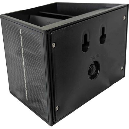 Iluminação de parede solar LED CUBUS 2xLED/1,5W/3,7V 1500 mAh IP54