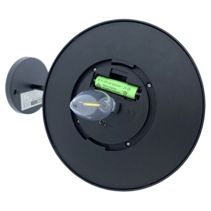 Iluminação de parede solar LED LED/0,5W/1,2V 600 mAh IP44 preto