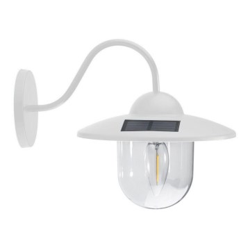 Iluminação de parede solar LED LED/0,5W/1,2V IP44 branco