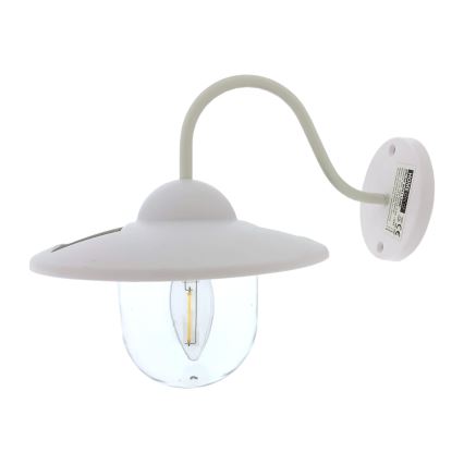 Iluminação de parede solar LED LED/0,5W/1,2V 600 mAh IP44 branco