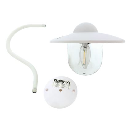 Iluminação de parede solar LED LED/0,5W/1,2V 600 mAh IP44 branco