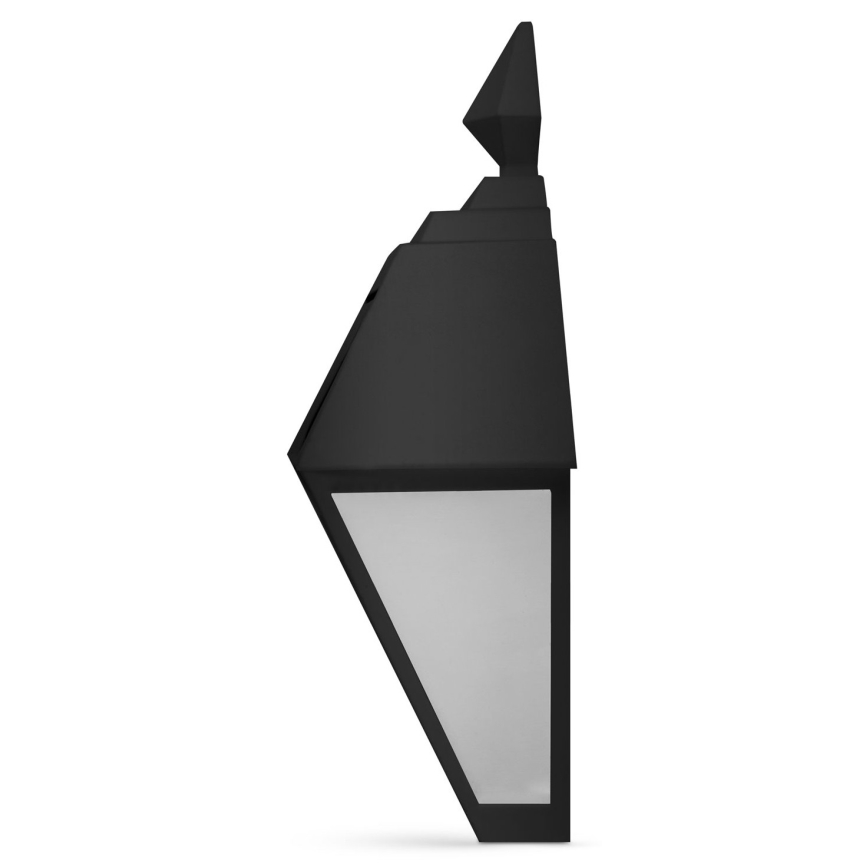 Iluminação de parede solar LED LED/1,2V 600mAh IP44 preta
