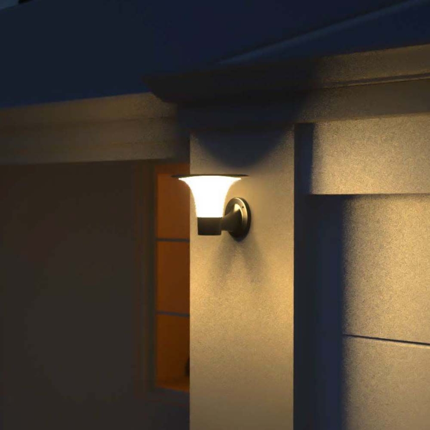 Iluminação solar de parede LED com sensor LED/15W/3,2V 4000K/6000K IP65