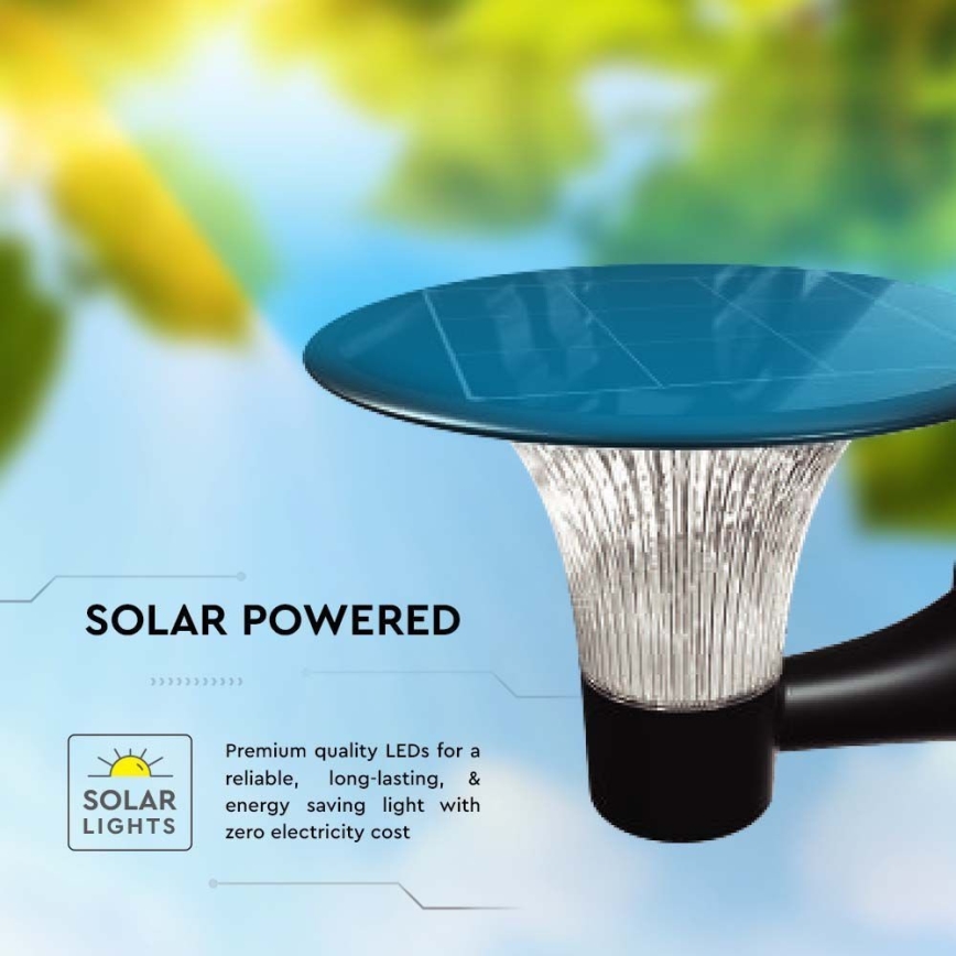 Iluminação solar de parede LED com sensor LED/15W/3,2V 4000K/6000K IP65