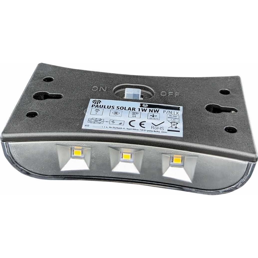 Iluminação de parede solar LED LED/1W IP44