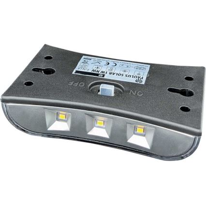Iluminação de parede solar LED LED/1W IP44
