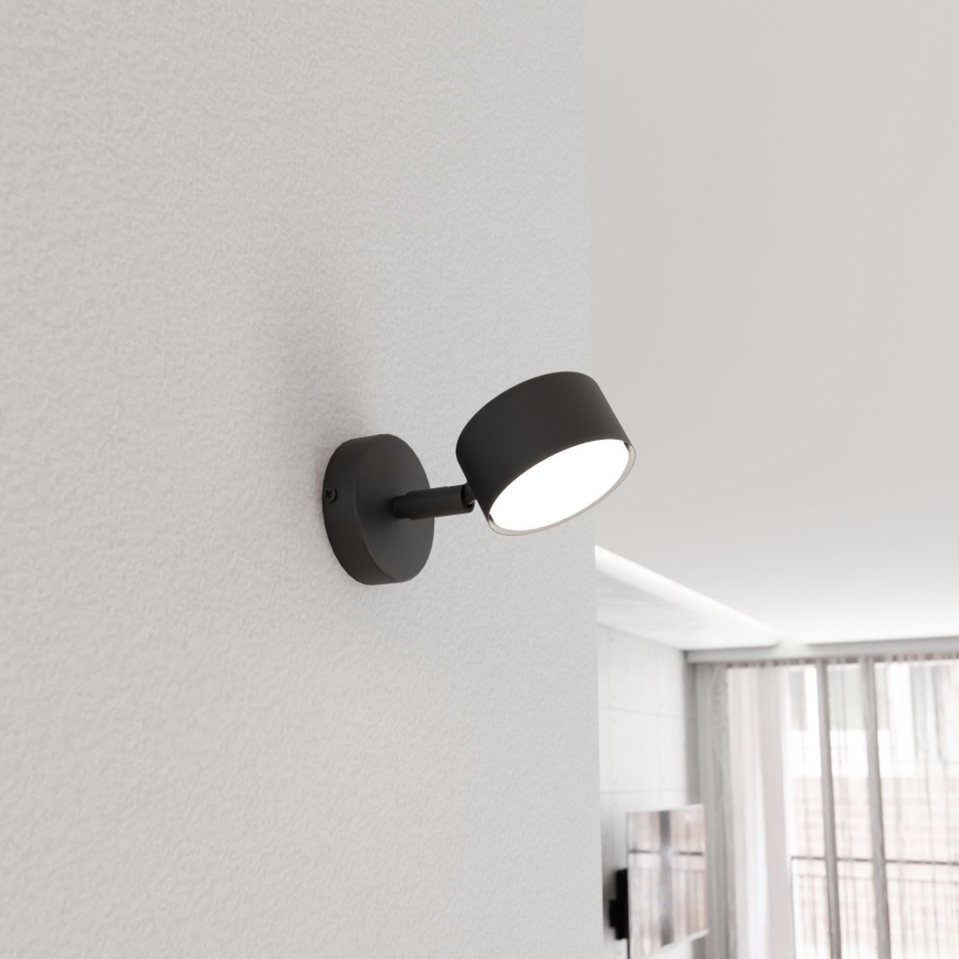 Iluminação de parede SORA 1xGX53/12W/230V preto