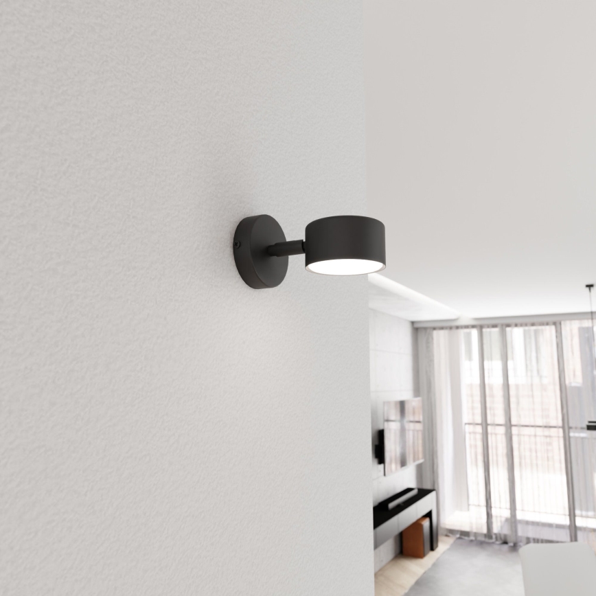 Iluminação de parede SORA 1xGX53/12W/230V preto