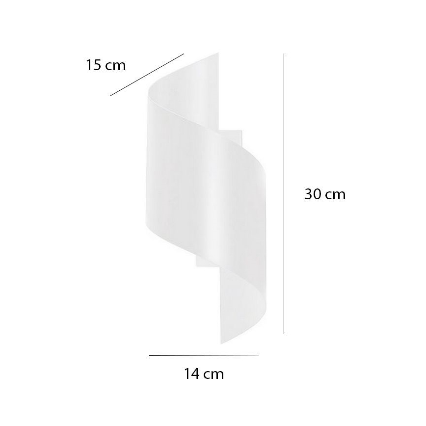 Iluminação de parede SPINER 1xG9/8W/230V branco