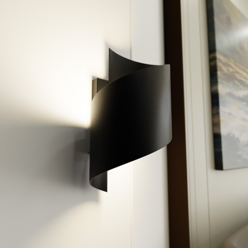 Iluminação de parede SPINER 1xG9/8W/230V preto