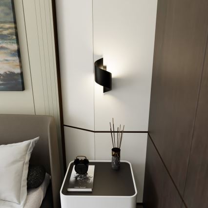 Iluminação de parede SPINER 1xG9/8W/230V preto