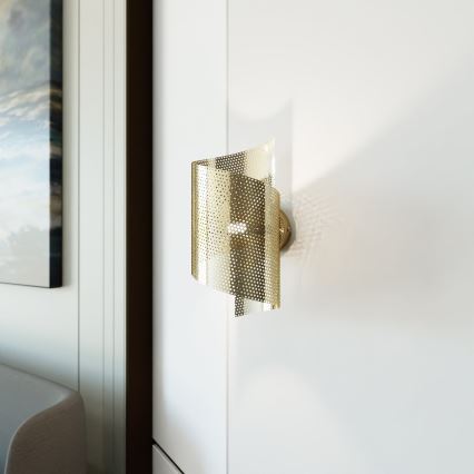 Iluminação de parede SPIRAL 1xG9/8W/230V dourado