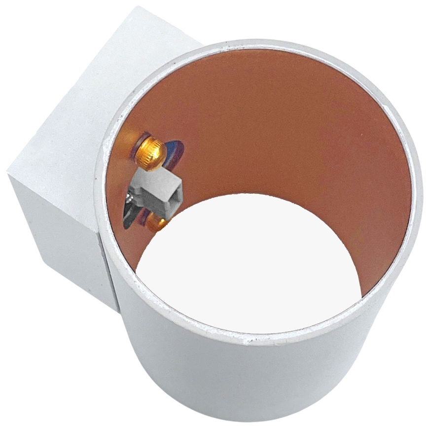 Iluminação de parede SQUALLA TUBA 1xG9/50W/230V branco/dourado