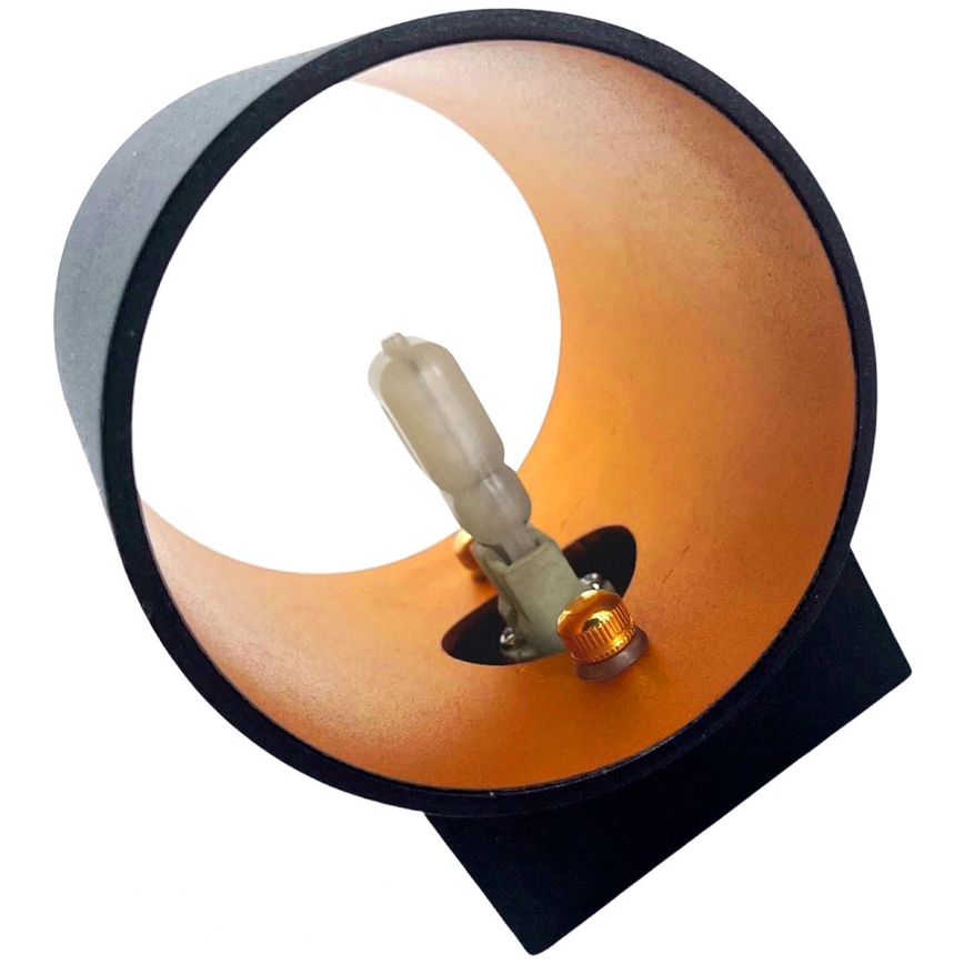 Iluminação de parede SQUALLA TUBA 1xG9/50W/230V preto/dourada