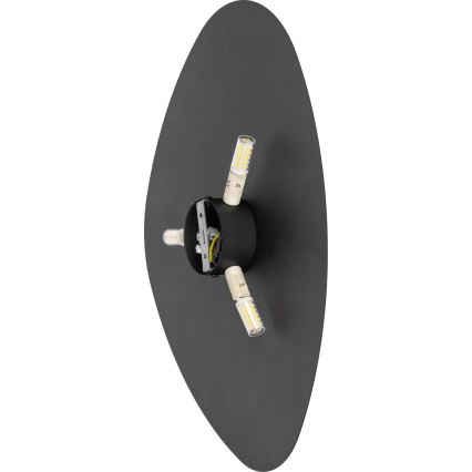 Iluminação de parede STONE 3xG9/8W/230V 37x49 cm preto