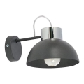 Iluminação de parede TEDI 1xE27/60W/230V antracite/cromado brilhante