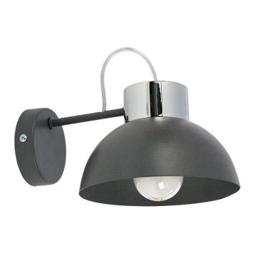 Iluminação de parede TEDI 1xE27/60W/230V antracite/cromado brilhante