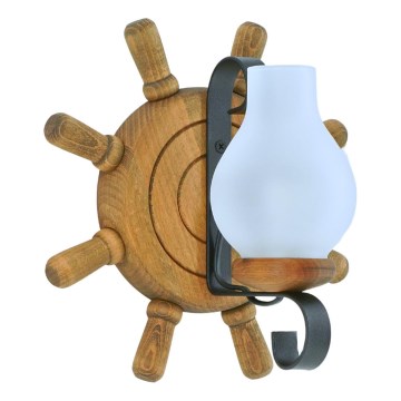 Iluminação de parede TIMONA 1xE14/40W/230V faia - FSC certificado
