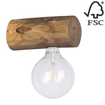 Iluminação de parede TRABO 1xE27/25W/230V - certificado por FSC