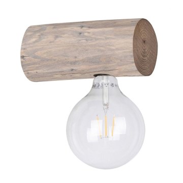 Iluminação de parede TRABO 1xE27/25W/230V pinho