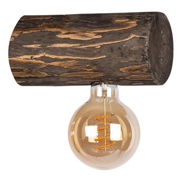 Iluminação de parede TRABO 1xE27/25W/230V pinho