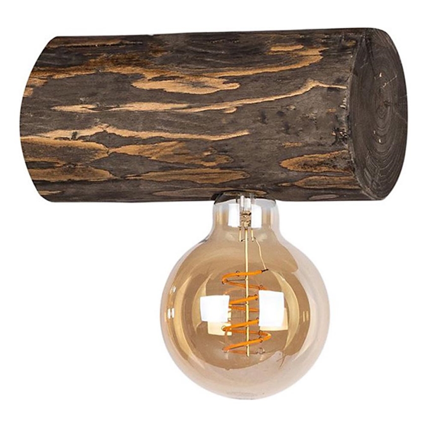 Iluminação de parede TRABO 1xE27/25W/230V pinho
