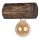Iluminação de parede TRABO 1xE27/25W/230V pinho