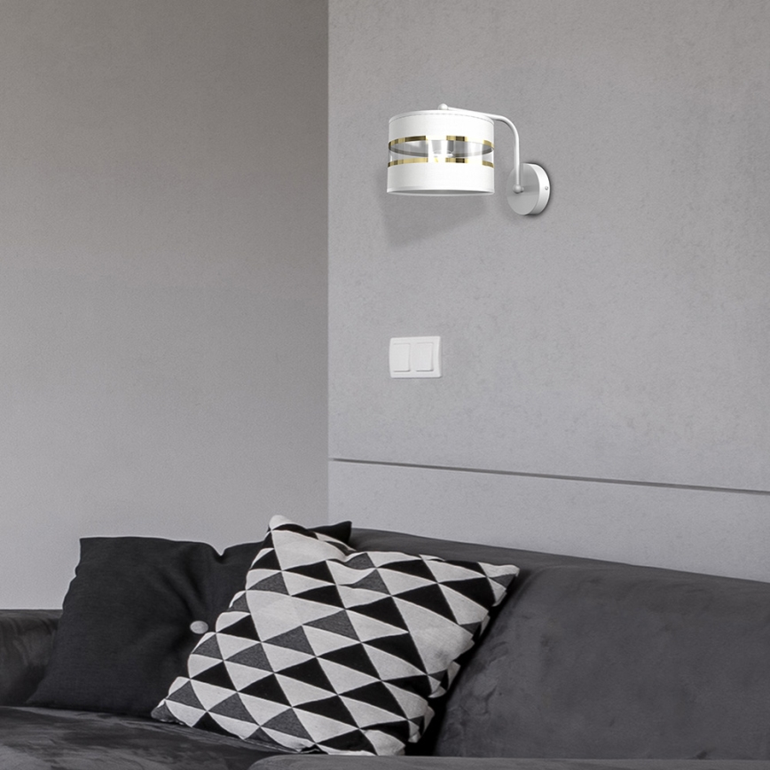 Iluminação de parede ULTIMO 1xE27/60W/230V branca