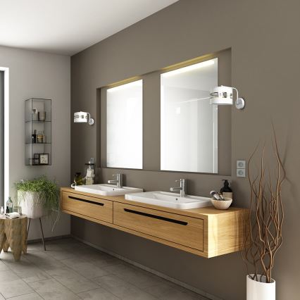 Iluminação de parede ULTIMO 1xE27/60W/230V branca