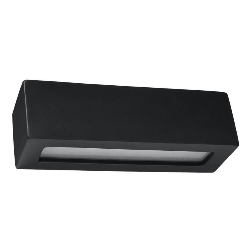 Iluminação de parede VEGA 1xE27/60W/230V preta