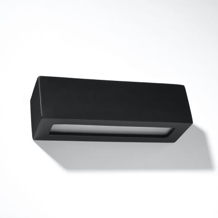 Iluminação de parede VEGA 1xE27/60W/230V preta