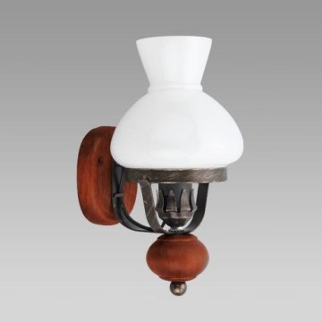 Iluminação de parede VICTORIA 1xE27/60W/230V árvore da borracha