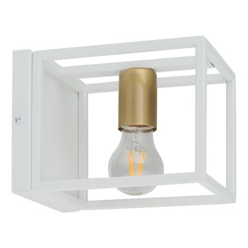Iluminação de parede VIGO 1xE27/60W/230V branca/dourada