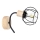 Iluminação de parede VIVIANE 1xE27/60W/230V carvalho