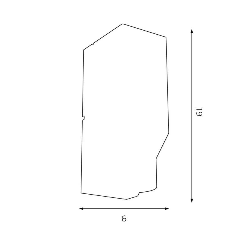 Iluminação de parede WALL 1xGU10/8W/230V branco/cromado brilhante